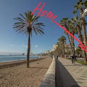 C52 - Seaside 2 Bedrooms By The Center Málaga